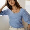 Vero Moda Rochelle Sweater In Blue Top Sellers 1 Vero Moda Rochelle Sweater In Blue Top Sellers