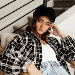 PROMESA Aubrey Cropped Shacket