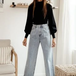 PROMESA Sweaters Emily Ribbed Bodysuit In Black 10 PROMESA Sweaters Emily Ribbed Bodysuit In Black