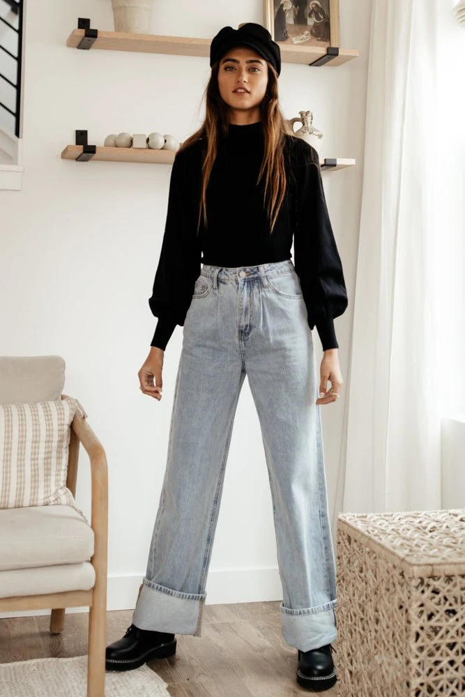 PROMESA Sweaters Emily Ribbed Bodysuit In Black 6 PROMESA Sweaters Emily Ribbed Bodysuit In Black