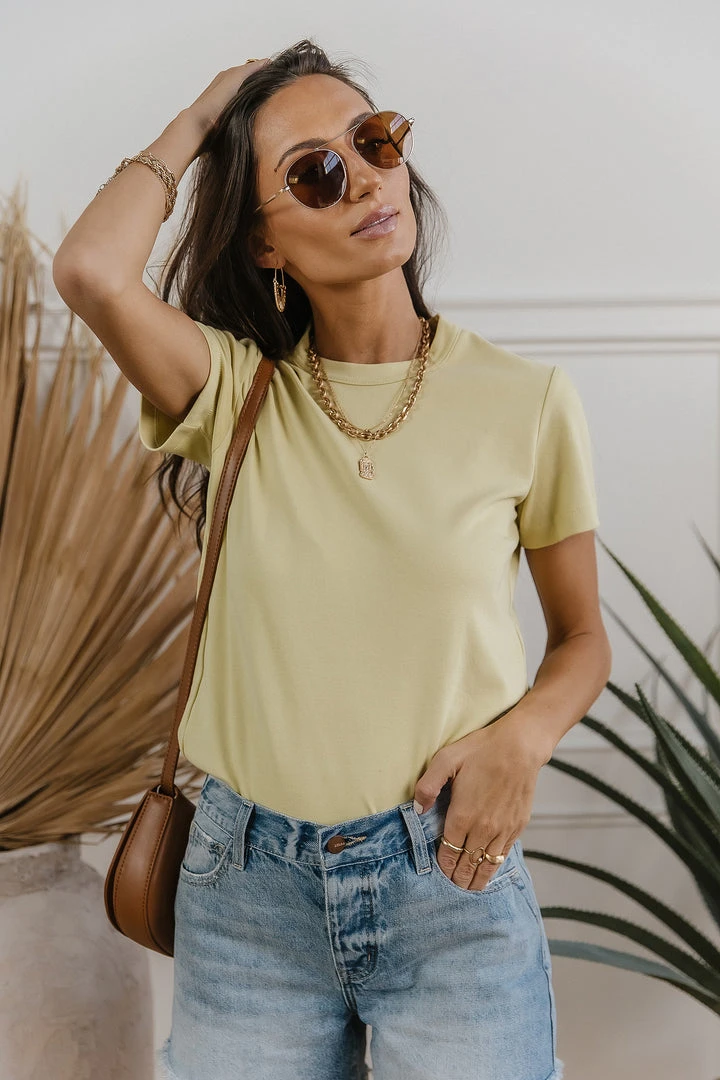 WORUI Mckenna Tee Shirt In Cream 10 WORUI Mckenna Tee Shirt In Cream