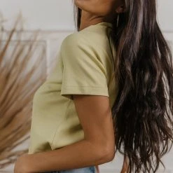 WORUI Mckenna Tee Shirt In Chartreuse 18 WORUI Mckenna Tee Shirt In Chartreuse