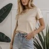 WORUI Mckenna Tee Shirt In Cream