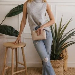 Vero Moda Lia Sweater Vest In Grey 15 Vero Moda Lia Sweater Vest In Grey