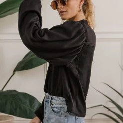 SINA Sweaters Carsyn Sweater In Black - FINAL SALE 15 SINA Sweaters Carsyn Sweater In Black - FINAL SALE