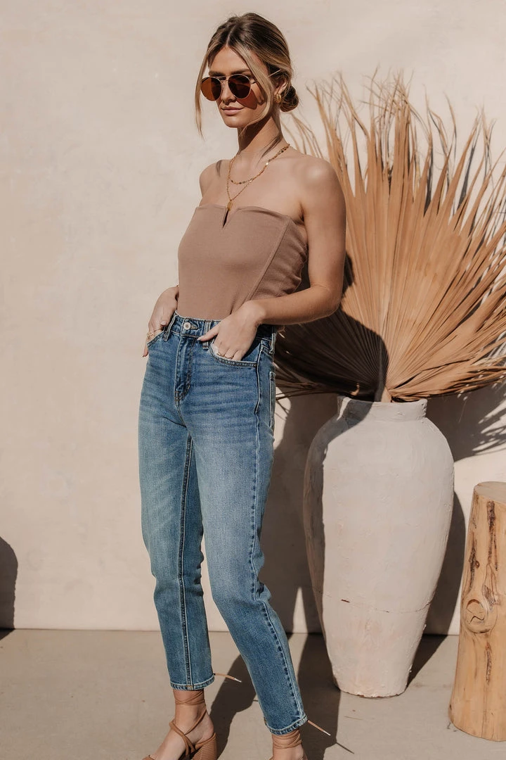 WORUI Theresa Top In Tan - FINAL SALE Work Edit 3 WORUI Theresa Top In Tan - FINAL SALE Work Edit