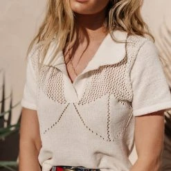 Maize Hannah Knit Top - FINAL SALE Work Edit