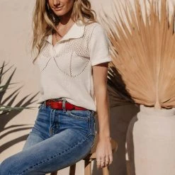 Maize Hannah Knit Top - FINAL SALE Work Edit