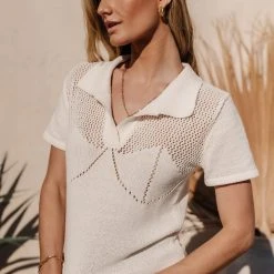 Maize Hannah Knit Top - FINAL SALE Work Edit