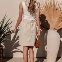 TEA N ROSE Whitney Knee-Length Skirt Work Edit