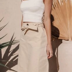 TEA N ROSE Whitney Knee-Length Skirt Work Edit