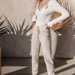 Loungewear Vero Moda Allana Jogger In Ivory
