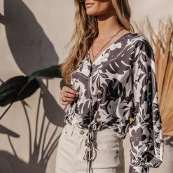 DRESS FORUM Chandler Wrap Top