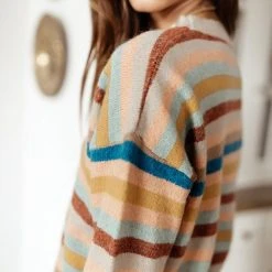 WOVEN HEART Selma Striped Sweater - FINAL SALE Sweaters