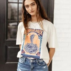 WORUI Tops Poison Rock Graphic Tee
