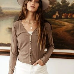 Vero Moda Ryann Top In Brown Sets