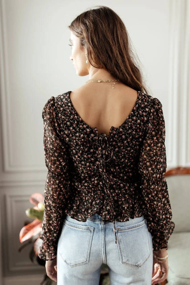 PROMESA Bohme In Bloom Daryl Floral Top 10 PROMESA Bohme In Bloom Daryl Floral Top