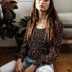 PROMESA Bohme In Bloom Daryl Floral Top 14 PROMESA Bohme In Bloom Daryl Floral Top