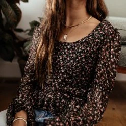 PROMESA Bohme In Bloom Daryl Floral Top