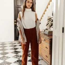 Vero Moda Lia Sweater Vest In Ivory Sweaters