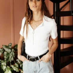 Vero Moda Zippered Bodysuit