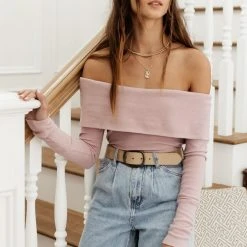 SINA Claire Top In Lavender - FINAL SALE