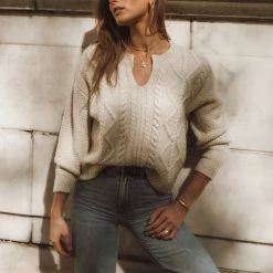 Vero Moda Reese Sweater In Ivory - FINAL SALE Sweaters