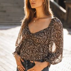 DRESS FORUM Lauretta Floral Top