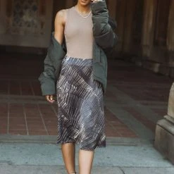 DRESS FORUM Fleur Midi Skirt Skirts