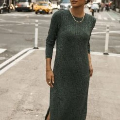 Vero Moda Reef Midi Dress In Charcoal - FINAL SALE