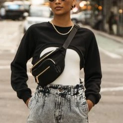 Sweaters Vero Moda Alia Ultra-Cropped Sweater In Taupe