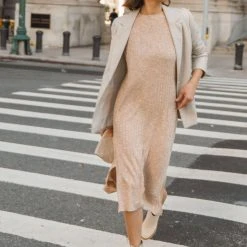 Vero Moda Reef Midi Dress In Charcoal - FINAL SALE