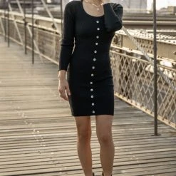 CALISTA Joi Ribbed Mini Dress - FINAL SALE Work Edit 11 CALISTA Joi Ribbed Mini Dress - FINAL SALE Work Edit