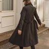 SINA Enola Trench Coat In Black