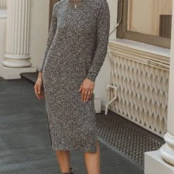 Vero Moda Reef Midi Dress In Camel - FINAL SALE