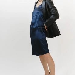 Vero Moda Serein Mini Slip Dress In Navy - FINAL SALE Fresh Markdowns