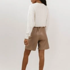 PROMESA Clemens Vegan Leather Shorts- FINAL SALE Fresh Markdowns