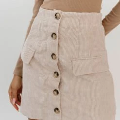 PROMESA Fresh Markdowns Regina Corduroy Mini Skirt - FINAL SALE