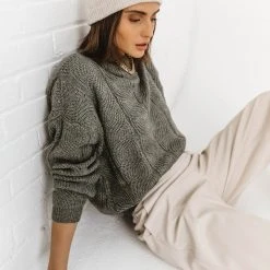 Vero Moda Muriel Sweater In Olive - FINAL SALE Sweaters