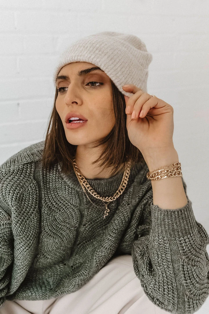 Vero Moda Zooey Ribbed Beanie In Beige Hats & Beanies 4 Vero Moda Zooey Ribbed Beanie In Beige Hats & Beanies