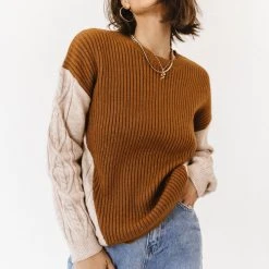 HEM&THREAD Sweaters Justica Cable-Knit Sweater