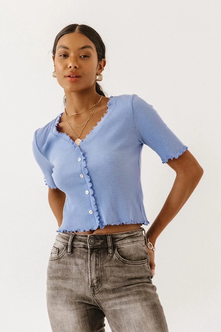 Vero Moda Hailey Ribbed Top In Ivory Tops 10 Vero Moda Hailey Ribbed Top In Ivory Tops