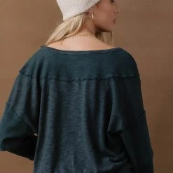 SINA Galilea Patch Top In Teal 14 SINA Galilea Patch Top In Teal