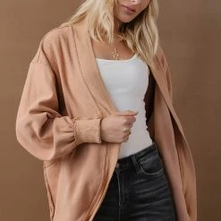 SINA Mariana Cardigan In Coral - FINAL SALE Outerwear