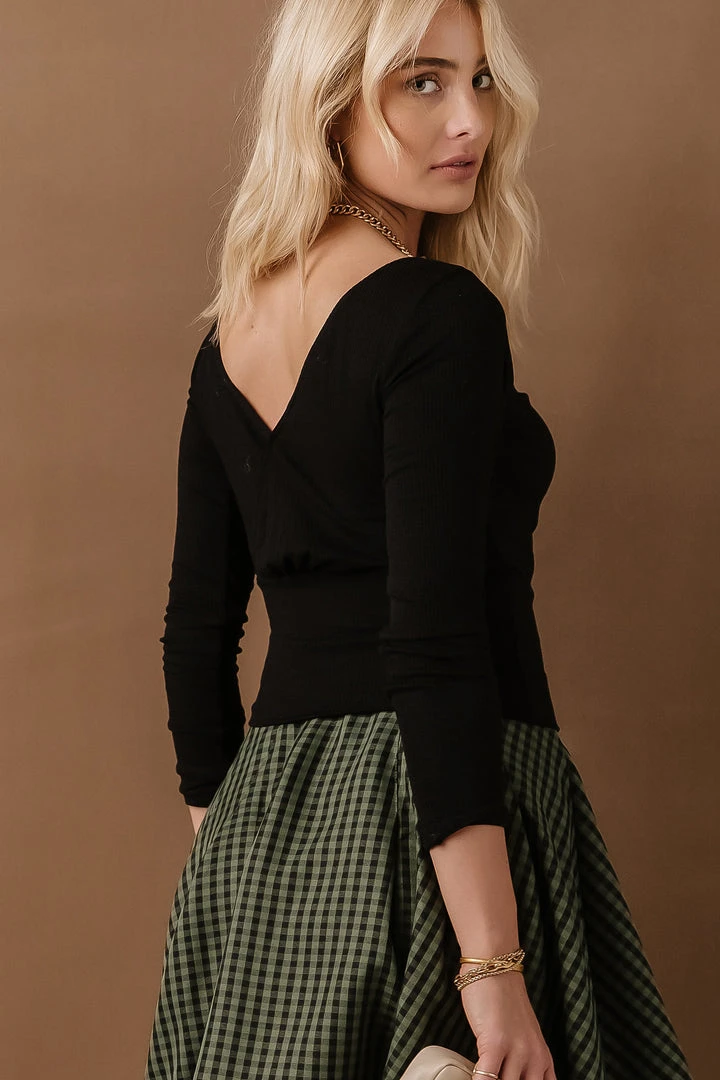 LUSH CLOTHING Harley Ribbed Top In Brown Tops 13 LUSH CLOTHING Harley Ribbed Top In Brown Tops