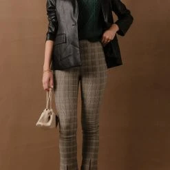 Vero Moda Viktoria High Neck Vest In Emerald - FINAL SALE Sweaters