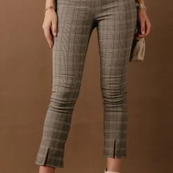 BAEVELY Jeffery Plaid Pants In Brown 13 BAEVELY Jeffery Plaid Pants In Brown