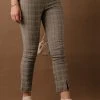 BAEVELY Jeffery Plaid Pants In Brown