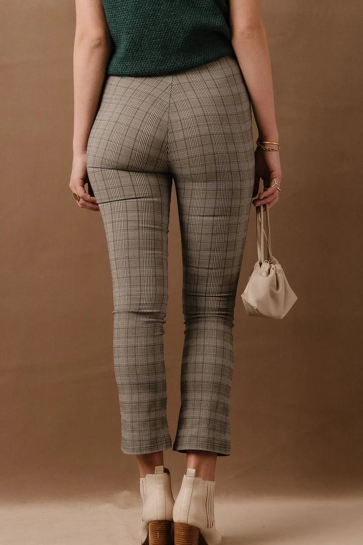 BAEVELY Jeffery Plaid Pants In Brown 7 BAEVELY Jeffery Plaid Pants In Brown