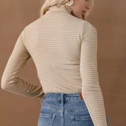 HEM&THREAD Corinne Striped Top Shirts & Blouses